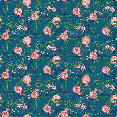 Granadas Azul/Noche by Gaston Y Daniela Wallcovering