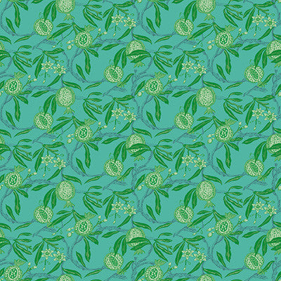 Granadas Verde/Azul by Gaston Y Daniela Wallcovering