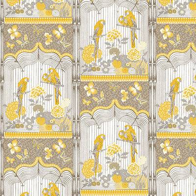 Aviary Ocre by Gaston Y Daniela Wallcovering