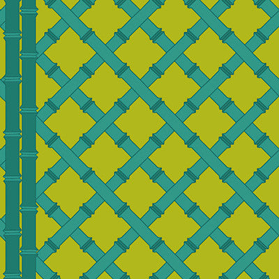 Trellis Lima/Esmeralda by Gaston Y Daniela Wallcovering