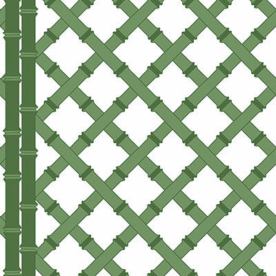 Trellis Blanco/Verde by Gaston Y Daniela Wallcovering
