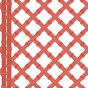 Trellis Blanco/Pomelo by Gaston Y Daniela Wallcovering
