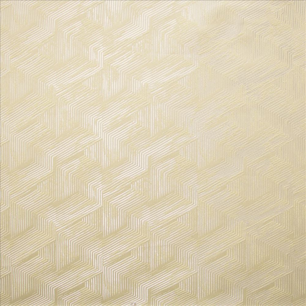 Gemma Ivory by Kasmir Fabric 1460 100% Polyester
 CHINA 15,000 Wyzenbeek Double Rubs Horizontal: 4 6/8 inches and Vertical: 7 1/8 inches 54 - Fabric Carolina -