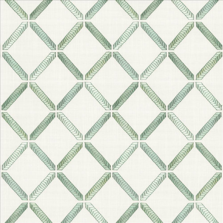 Geo Ribbon Mermaid by Kasmir Fabric 5156 73% Cotton
27% Polyester
 INDIA </p><p>Repeat: Horizontal: 9 inches and Vertical: 9 3/8 inches 54 - Fabric Carolina -