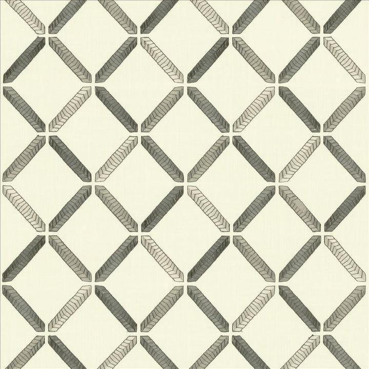 Geo Ribbon Seagull by Kasmir Fabric 5156 73% Cotton
27% Polyester
 INDIA </p><p>Repeat: Horizontal: 9 inches and Vertical: 9 3/8 inches 54 - Fabric Carolina -