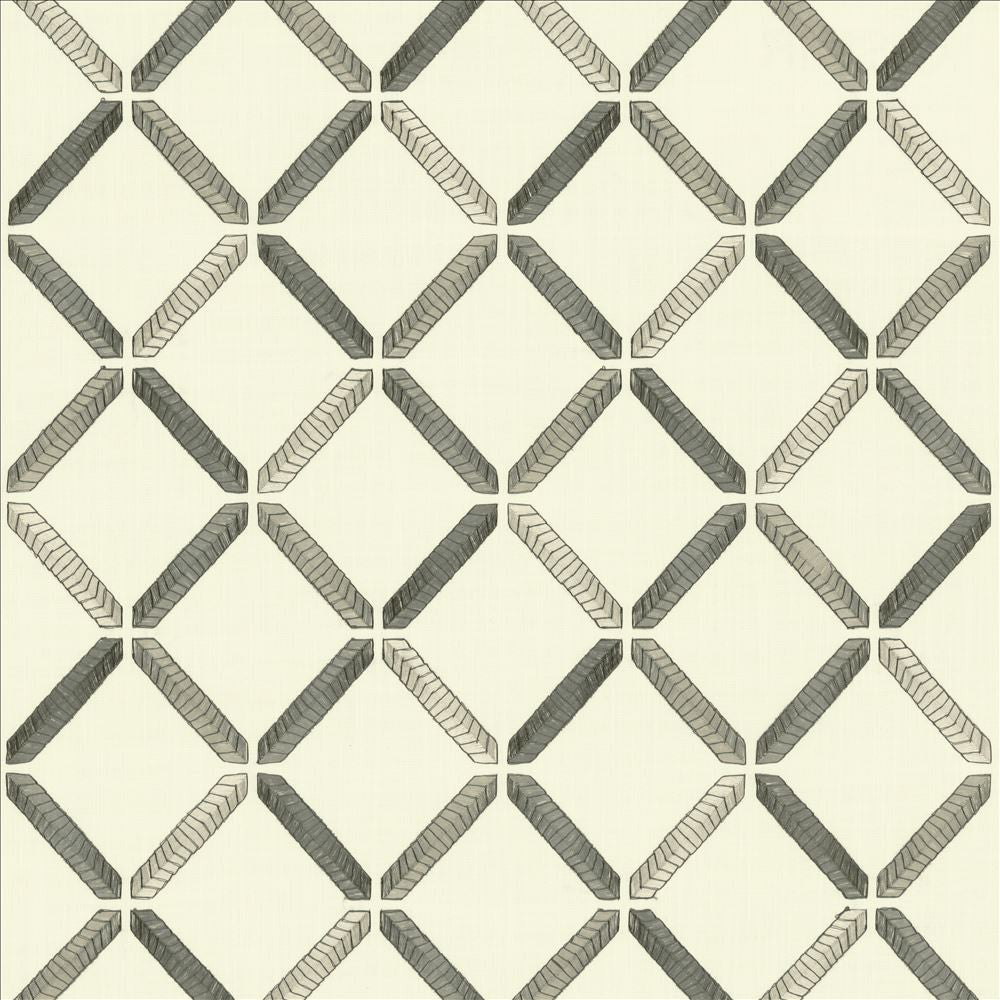Geo Ribbon Seagull by Kasmir Fabric 5156 73% Cotton
27% Polyester
 INDIA </p><p>Repeat: Horizontal: 9 inches and Vertical: 9 3/8 inches 54 - Fabric Carolina -