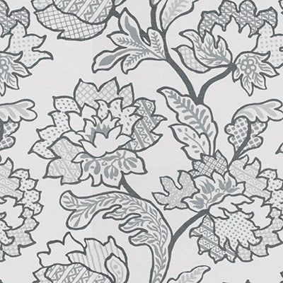 Geo Floral Platinum by Kravet Basics Fabric