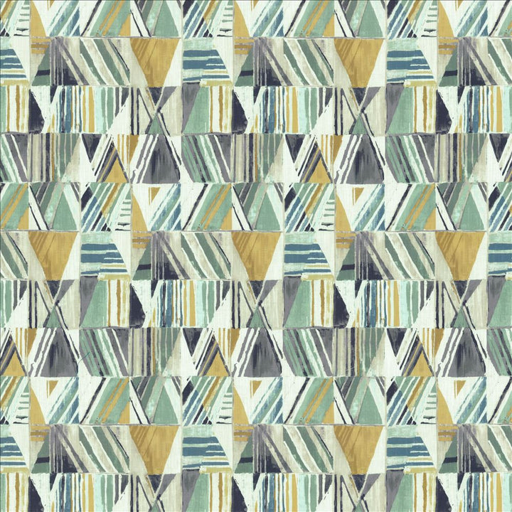 Geometric Bluestone by Kasmir Fabric 1453 100% Cotton
 SOUTH KOREA </p><p>Repeat: Horizontal: 13 4/8 inches and Vertical: 26 4/8 inches 54 - Fabric Carolina -