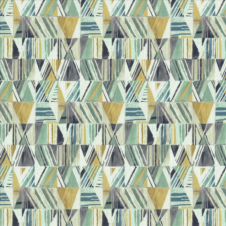 Geometric Bluestone by Kasmir Fabric 1453 100% Cotton
 SOUTH KOREA 30,000 Wyzenbeek Double Rubs </p><p>Repeat: Horizontal: 13 4/8 inches and Vertical: 26 4/8 inches 54 - Fabric Carolina -