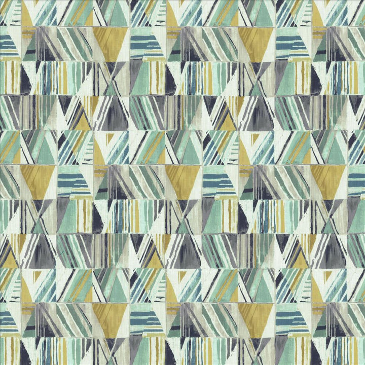 Geometric Bluestone  by Kasmir Fabric See sample 100% Cotton
 SOUTH KOREA 30,000 Wyzenbeek Double Rubs </p><p>Repeat: Horizontal: 13 4/8 inches and Vertical: 26 4/8 inches 54  - Fabric Carolina -