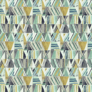 Geometric Bluestone by Kasmir Fabric