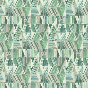 Geometric Menthe by Kasmir Fabric