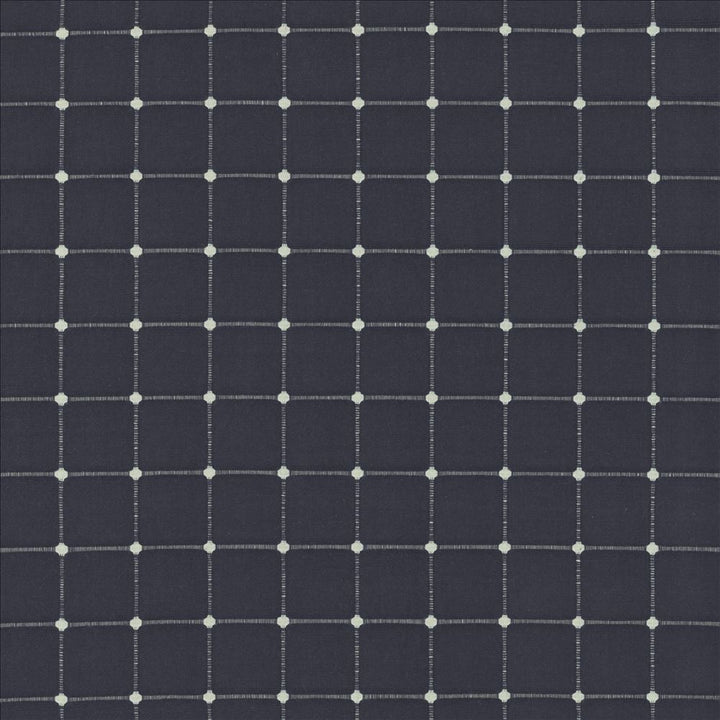 Geometry Indigo by Kasmir Fabric 5143 86% Cotton 14% Polyester INDIA 30,000 Wyzenbeek Double Rubs Horizontal: 1 6/8 inches and Vertical: 1 6/8 inches 54 - Fabric Carolina -
