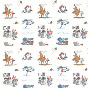 George Marvelous Blue by Kasmir Fabric