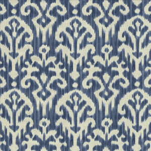 Gianna Ikat Royal by Kasmir Fabric