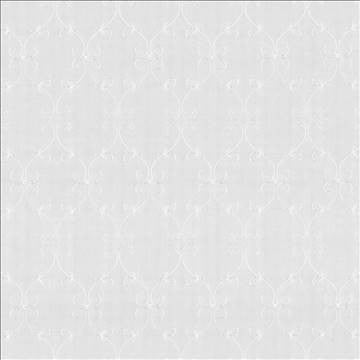 Gidget Scroll White by Kasmir Fabric 5012 100% Polyester TURKEY Not Tested H: 3 2/8 inches, V: 6 2/8 inches 51 - 59 - Fabric Carolina - Kasmir