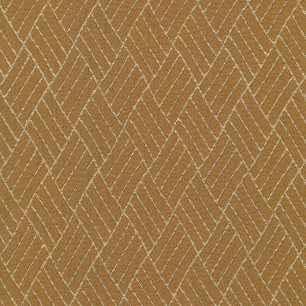 Gigino Gold by Kasmir Fabric 5069 62% Rayon
38% Polyester
 CHINA </p><p>Repeat: Horizontal: 1 6/8 inches and Vertical: 3 inches 55 - Fabric Carolina -