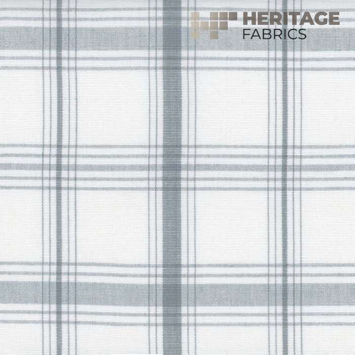Gillette Gray by Heritage Designer Fabric - 100% Cotton India 9,000 Horizontal: 5.5" and Vertical: 5.5" 54" - Swanky Fabrics -