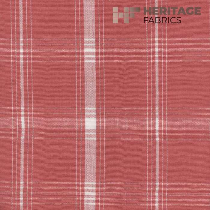 Gillette Tuscan Red by Heritage Fabric - 100% Cotton India 9,000 Horizontal: 5.5" and Vertical: 5.5" 54" - Fabric Carolina -