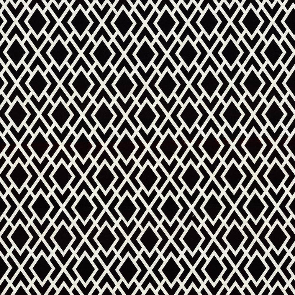 Ginza Noir by Kasmir Fabric 5105 100% Cotton PAKISTAN H: 4 4/8 inches, V:6 4/8 inches 54 - 55 - Fabric Carolina - Kasmir