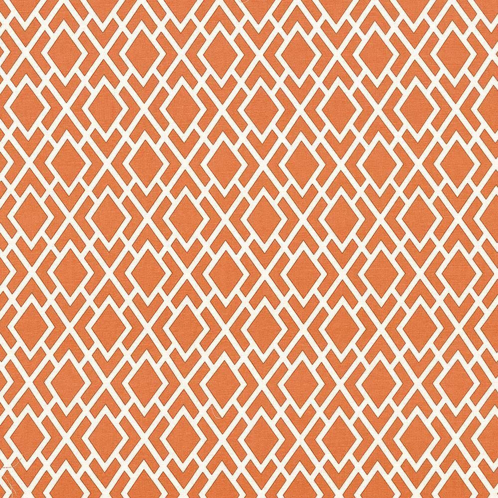 Ginza Tangerine  by Kasmir Fabric See sample 100% Cotton
 PAKISTAN 15,000 Wyzenbeek Double Rubs </p><p>Repeat: Horizontal: 4 4/8 inches and Vertical: 6 4/8 inches 54  - Fabric Carolina -