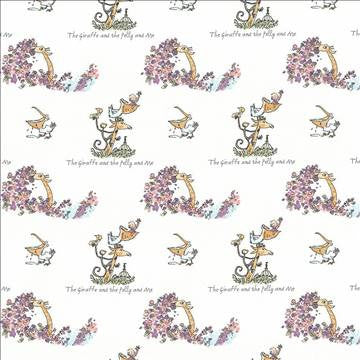 Giraffe Jelly Bean by Kasmir Fabric 1445 100% Cotton TURKEY Not Tested H: 13 4/8 inches, V: 12 5/8 inches 55 - Fabric Carolina - Kasmir