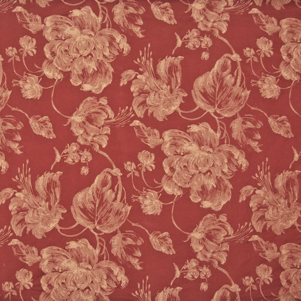 Giverny Coral by Kasmir Fabric 1384 67% Polyester
33% Viscose
 ITALY 7,000 Martindale Cycles </p><p>Repeat: Horizontal: 27 7/8 inches and Vertical: 29 3/8 inches 54 - Fabric Carolina -