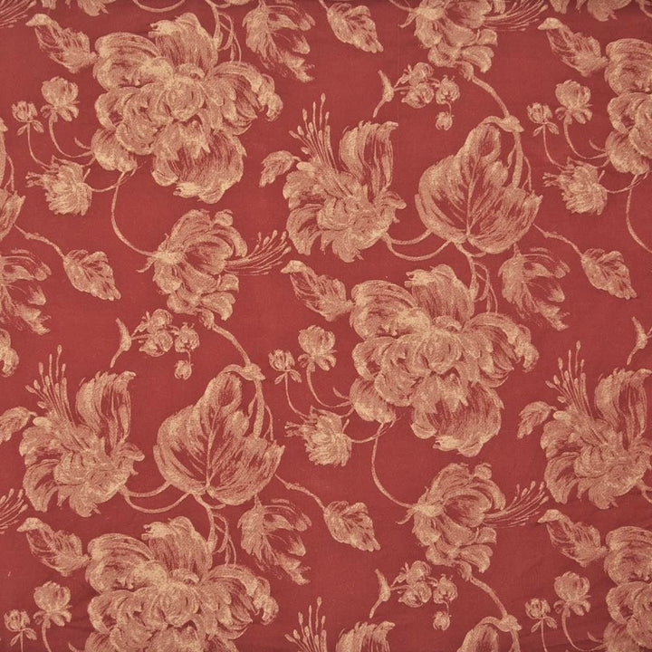 Giverny Coral by Kasmir Fabric 1384 67% Polyester
33% Viscose
 ITALY 7,000 Martindale Cycles Horizontal: 27 7/8 inches and Vertical: 29 3/8 inches 54 - Fabric Carolina -