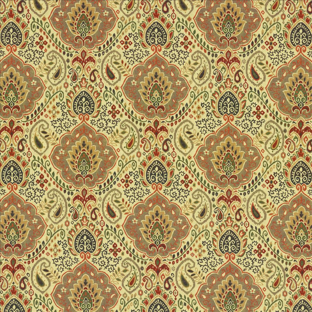 Globetrotter Autumn by Kasmir Fabric 5121 100% Cotton
 SPAIN </p><p>Repeat: Horizontal: 13 4/8 inches and Vertical: 13 4/8 inches 54 - Fabric Carolina -