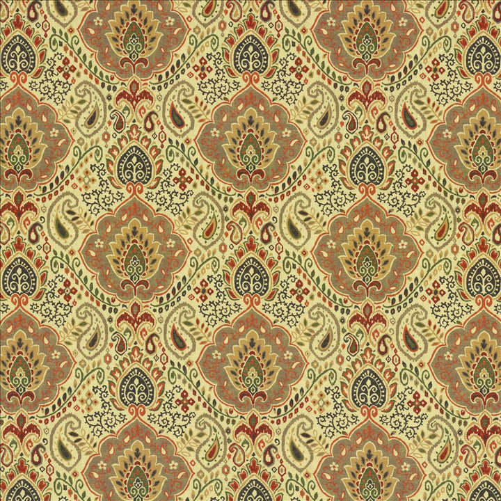 Globetrotter Autumn by Kasmir Fabric 5121 100% Cotton
 SPAIN </p><p>Repeat: Horizontal: 13 4/8 inches and Vertical: 13 4/8 inches 54 - Fabric Carolina -