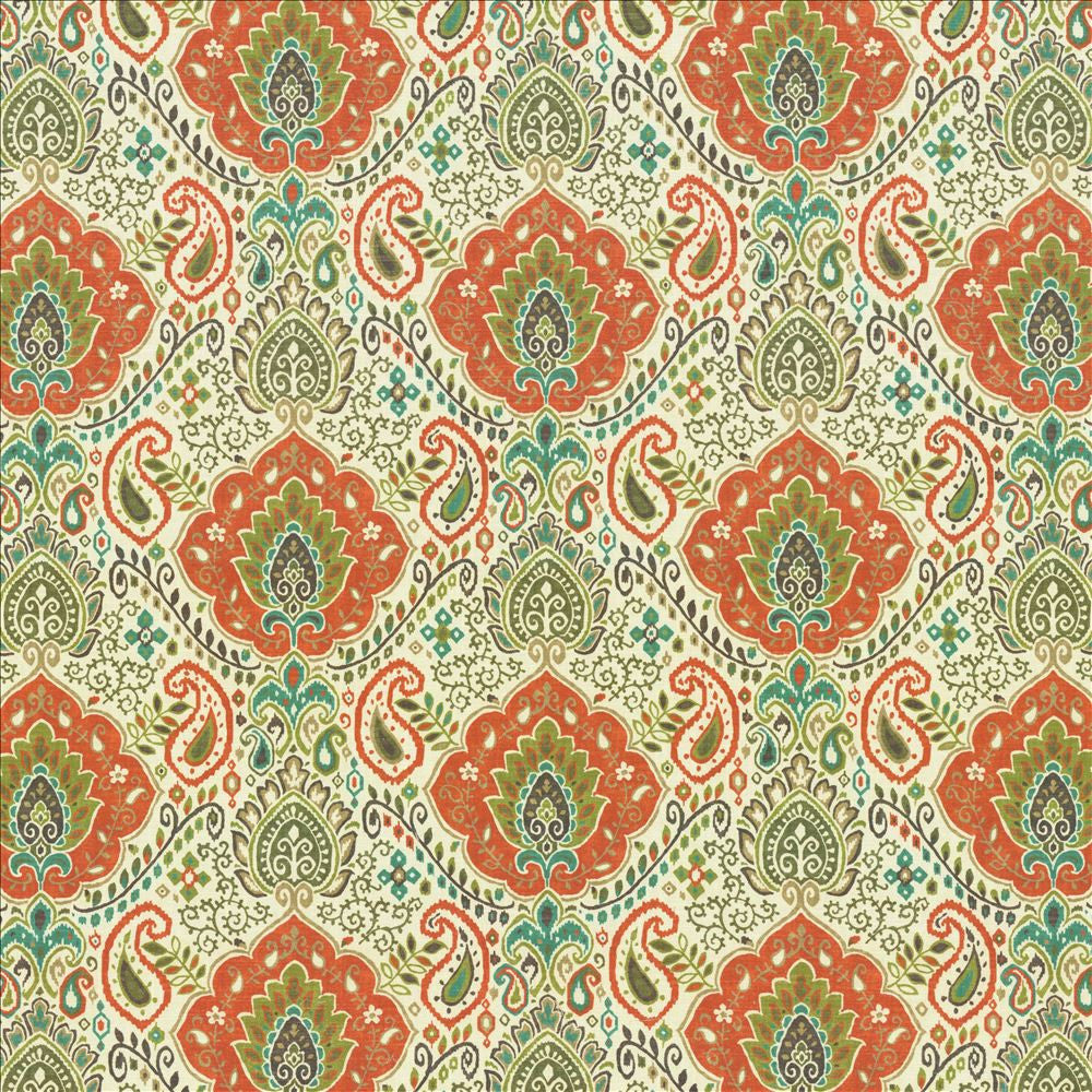 Globetrotter Spectrum by Kasmir Fabric 5121 100% Cotton SPAIN 100,000 Wyzenbeek Double Rubs Horizontal: 13 4/8 inches and Vertical: 13 4/8 inches 54 - Fabric Carolina -