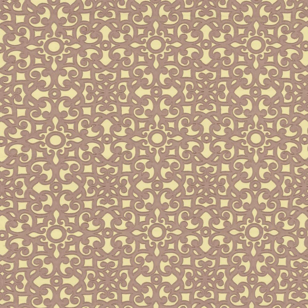 Glory Days Mauve by Kasmir Fabric 5146 52% Cotton
48% Polyester
 INDIA </p><p>Repeat: Horizontal: 8 6/8 inches and Vertical: 10 inches 51 - Fabric Carolina -