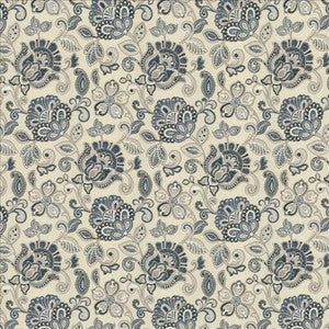 Go For Baroque Blue by Kasmir Fabric