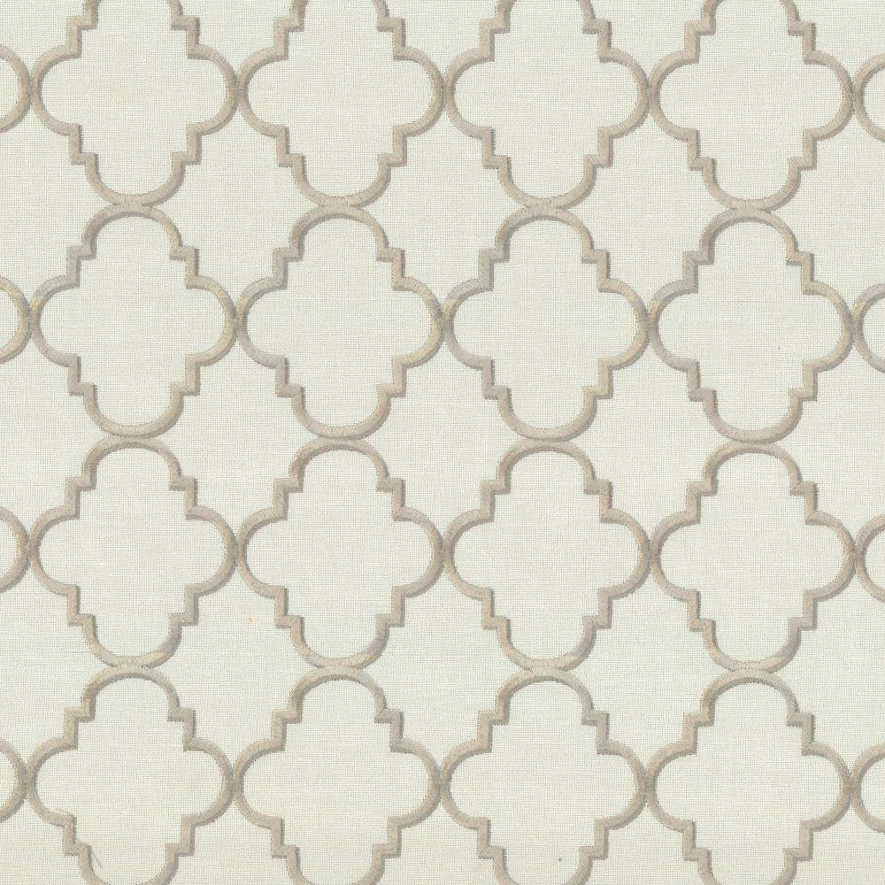 Goodean Cloud by Kasmir Fabric 1437 100% Polyester Embroidery Contents 100% Rayon INDIA 30,000 Wyzenbeek Double Rubs H: 4 inches, V:4 4/8 inches 54 - 55 - Fabric Carolina - Kasmir
