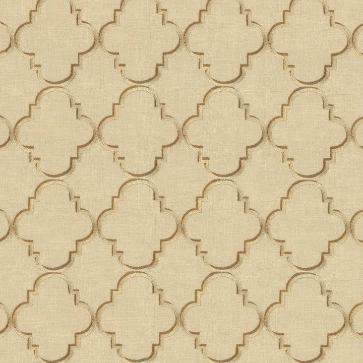 Goodean Papyrus by Kasmir Fabric 1437 100% Polyester Embroidery Contents 100% Rayon INDIA 30,000 Wyzenbeek Double Rubs H: 4 inches, V:4 4/8 inches 54 - 55 - Fabric Carolina - Kasmir