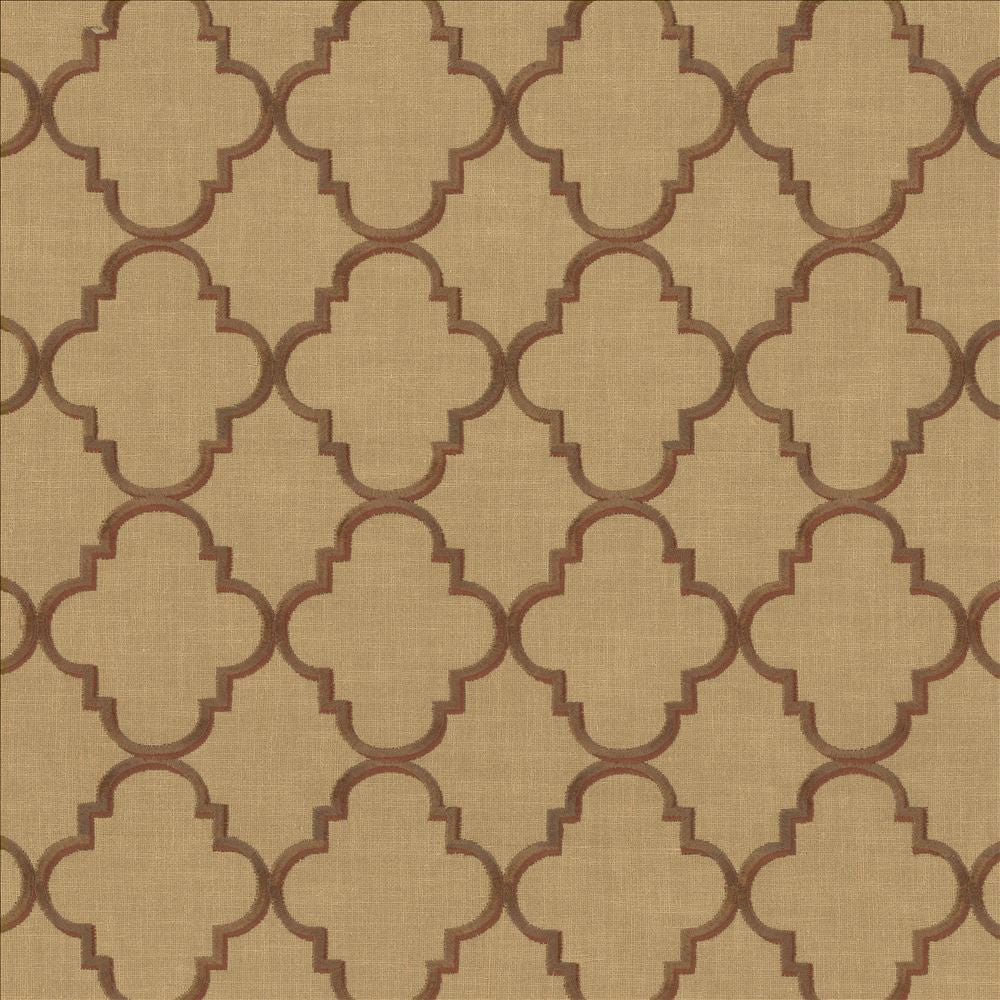 Goodean Spice  by Kasmir Fabric See sample 100% Polyester
Embroidery
100% Rayon
 INDIA 30,000 Wyzenbeek Double Rubs </p><p>Repeat: Horizontal: 4 inches and Vertical: 4 4/8 inches 52  - Fabric Carolina -