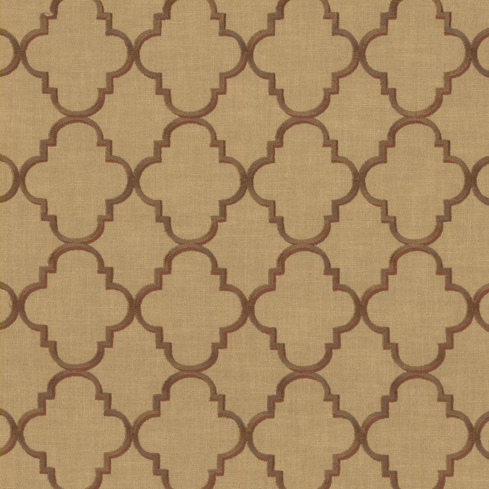 Goodean Spice by Kasmir Fabric 1439 100% Polyester Embroidery Contents 100% Rayon INDIA 30,000 Wyzenbeek Double Rubs H: 4 inches, V:4 4/8 inches 54 - 55 - Fabric Carolina - Kasmir