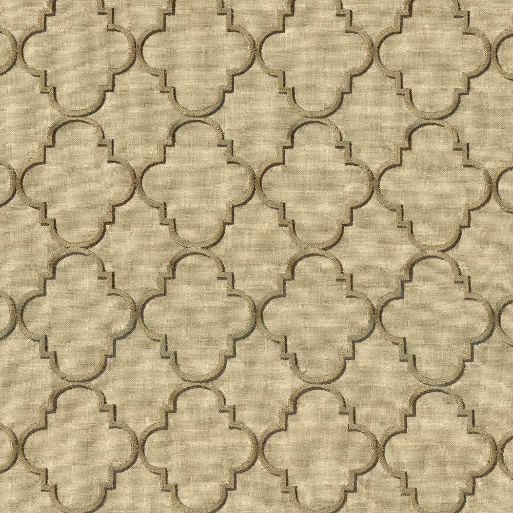 Goodean Stone by Kasmir Fabric 1437 100% Polyester Embroidery Contents 100% Rayon INDIA 30,000 Wyzenbeek Double Rubs H: 4 inches, V:4 4/8 inches 54 - 55 - Fabric Carolina - Kasmir