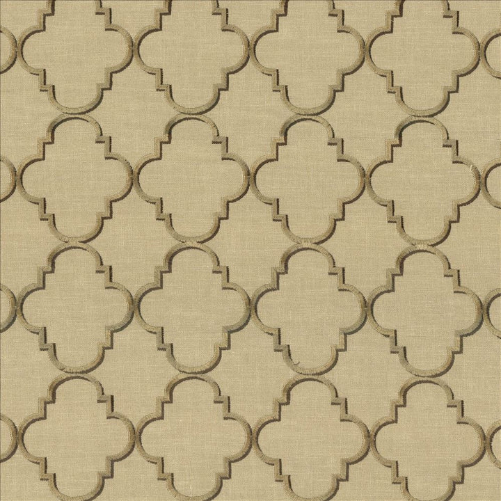 Goodean Stone by Kasmir Fabric 1437 100% Polyester Embroidery 100% Rayon INDIA 30,000 Wyzenbeek Double Rubs Horizontal: 4 inches and Vertical: 4 4/8 inches 52 - 55 - Fabric Carolina -