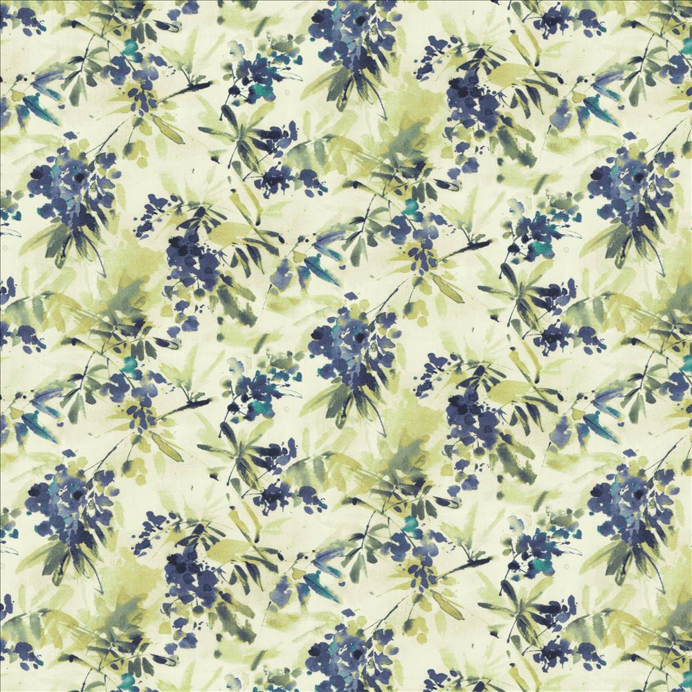 Graceful Bloom Blue by Kasmir Fabric 1453 100% Cotton
 INDIA 9,000 Wyzenbeek Double Rubs </p><p>Repeat: Horizontal: 27 inches and Vertical: 16 inches 54 - Fabric Carolina -