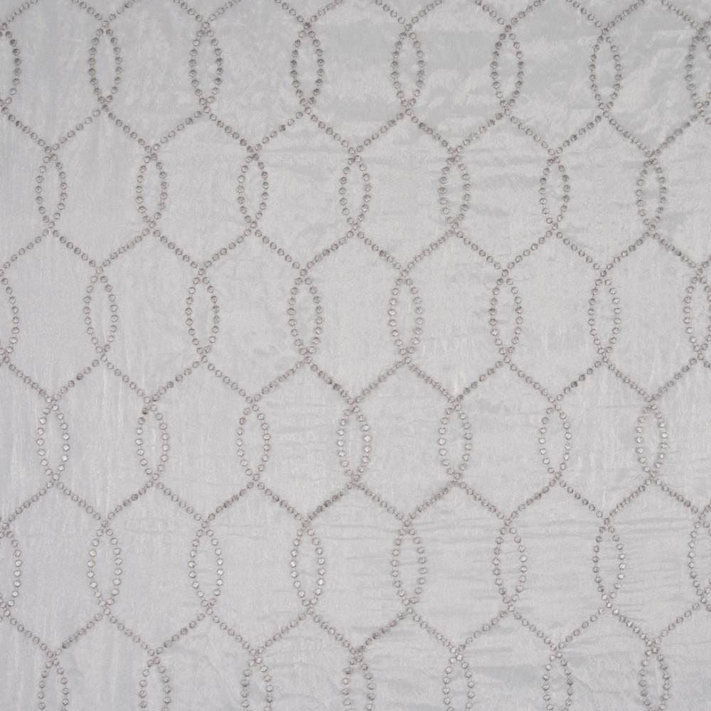 Graceful Pewter by Kasmir Fabric 1374 100% Polyester
 TURKEY Not Tested </p><p>Repeat: Horizontal: 4 2/8 inches and Vertical: 9 7/8 inches 114 - Fabric Carolina -