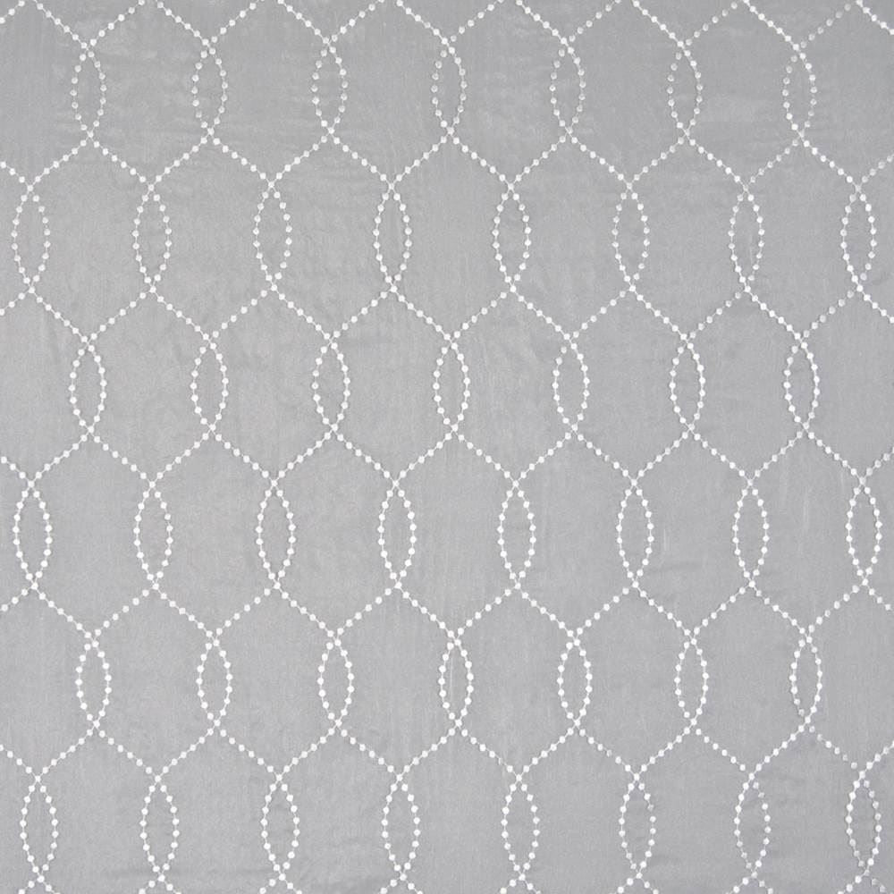 Graceful White by Kasmir Fabric 1374 100% Polyester
 TURKEY Not Tested Horizontal: 4 2/8 inches and Vertical: 9 7/8 inches 114 - Fabric Carolina -
