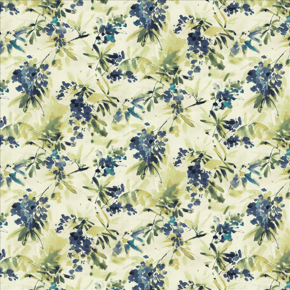 Graceful Bloom Blue by Kasmir Fabric 1453 100% Cotton
 INDIA </p><p>Repeat: Horizontal: 27 inches and Vertical: 16 inches 54 - Fabric Carolina -