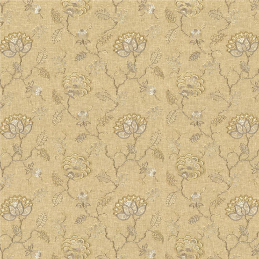 Grand Bouquet Linen by Kasmir Fabric 1466 52% Polyester
48% Cotton
 INDIA 12,000 Wyzenbeek Double Rubs </p><p>Repeat: Horizontal: 17 inches and Vertical: 12 4/8 inches 54 - Fabric Carolina -