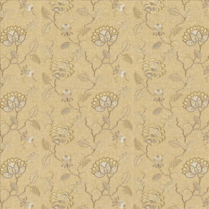 Grand Bouquet Linen by Kasmir Fabric 1466 52% Polyester
48% Cotton
 INDIA 12,000 Wyzenbeek Double Rubs </p><p>Repeat: Horizontal: 17 inches and Vertical: 12 4/8 inches 54 - Fabric Carolina -