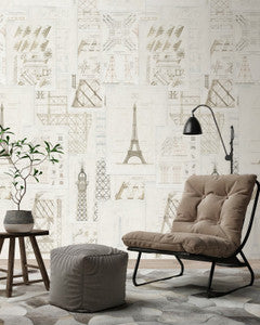 GRAND EIFFEL Wallpaper (WP20217) by Mind The Gap