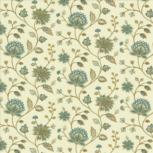 Grand Garden Aquamarine by Kasmir Fabric