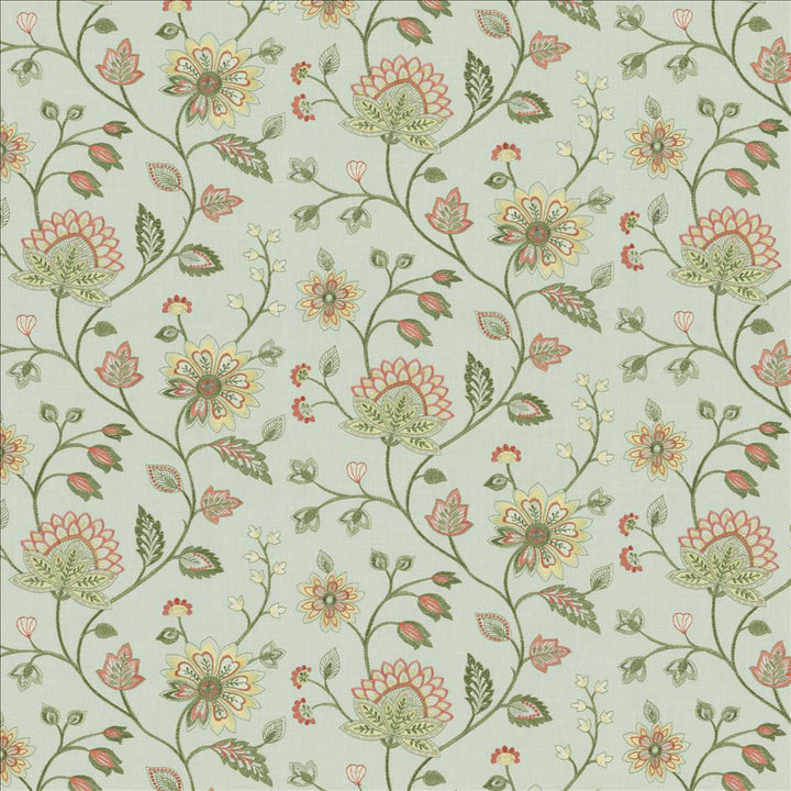 Grand Garden Porcelain by Kasmir Fabric 5142 58% Cotton
42% Polyester
 INDIA </p><p>Repeat: Horizontal: 26 inches and Vertical: 12 1/8 inches 53 - Fabric Carolina -