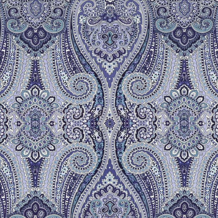Grand Paisley Delft by Kasmir Fabric 5081 100% Cotton
 CHINA 51,000 Wyzenbeek Double Rubs </p><p>Repeat: Horizontal: 13 4/8 inches and Vertical: 25 2/8 inches 54 - Fabric Carolina -