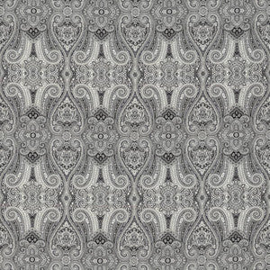 Grand Paisley Licorice by Kasmir Fabric